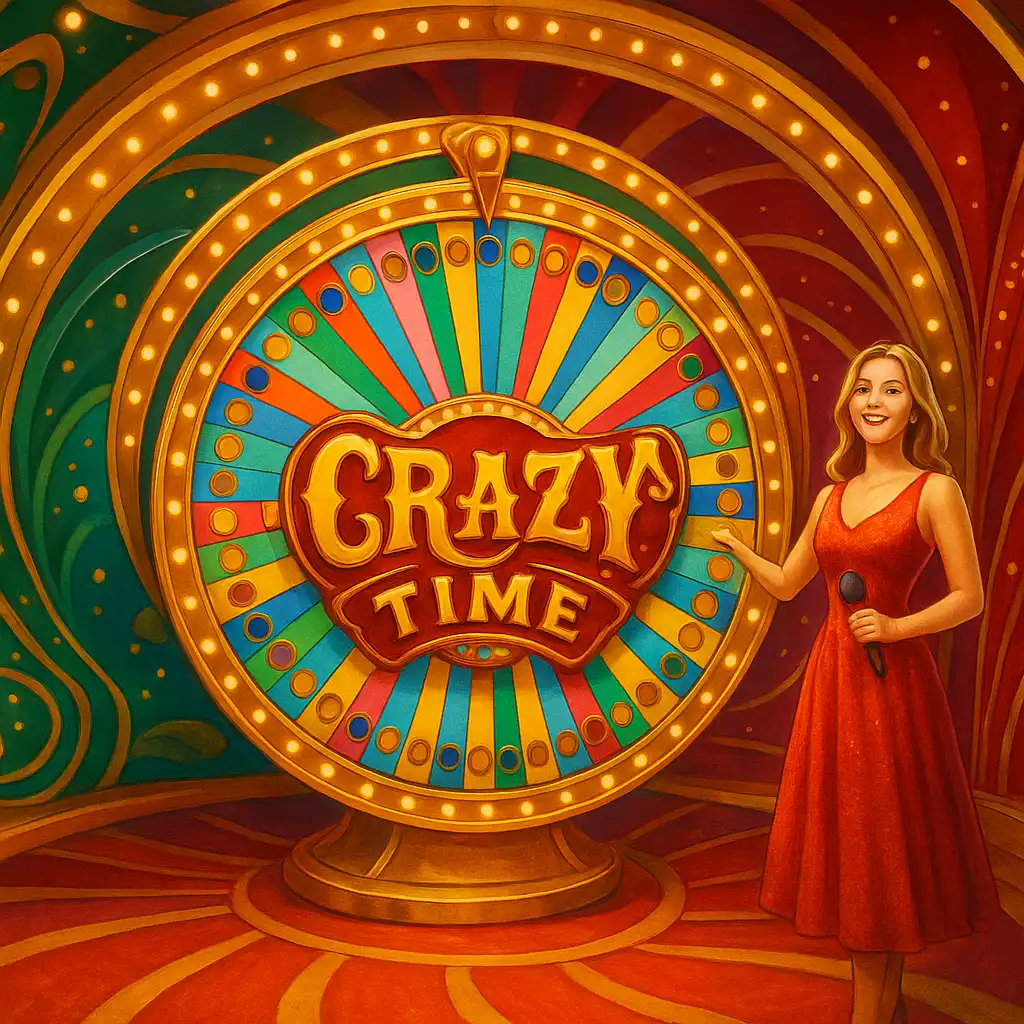 Crazy Time live game show artwork